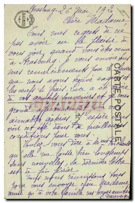 Strasburg — Pałac Wysokiego Komisarza Republiki — wydawca nieznany, nr 45 — Rewers