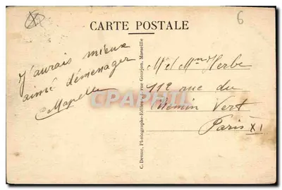 Sete (Hérault) - Stacja Balneacyjna - Perspektywa dużej jetée - St-Louis — Uderzenia fali na blokach — Rewers