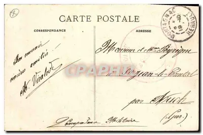 Montagnac - Capela da Perrière — editor desconhecido, número de série não visível — Verso