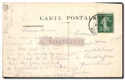 Palavas-les-Flots — Morze — Fototypia A. Bardou — Sommières — Rewers