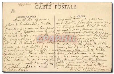 Arredores de LODÈVE — O Tornant do Pas-de-l'Escalette — Edição J. Rohant, n°2 — Verso