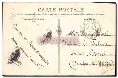 Montpellier — O Castelo da Água — Sabatier-Lauriac, editor, Montpellier — Verso