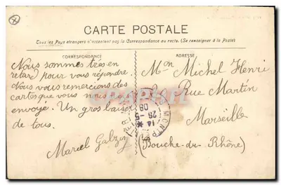 Montpellier - Szpital Ogólny — wydawca nieznany, nr 1113 — Rewers
