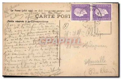 Montpellier — Zamek Wody — C. J. Astay, n° 346 — Rewers
