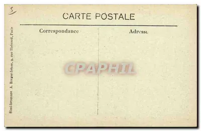 Montpellier — O Castelo da Água — Fototipia A.B.C.D. Montpellier — Verso