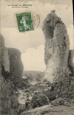 O Circo de MOURÈZE — O Leito do Torrente — L. Fraument, fot. Lodeve