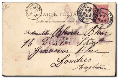 Montpellier — Fontaine des 3 Grâces — Guende fot. Marsylia, nr 1101 — Rewers