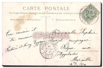 Montpellier — Katedra — Wydawnictwo Nowych Galerii, Montpellier — Rewers