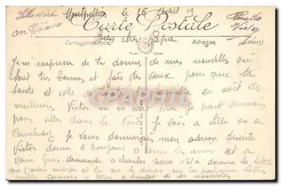 Montpellier — Katedra — Absydę — Wydawca L.L. n°31 — Rewers