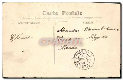 Palavas-les-Flots — Riva esquerda — Edição Paris-Montelier, n°40 — Verso