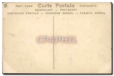 Bilhete postal antigo Herault Igreja de São Pedro Portal Ocidental Maguelonne — Verso