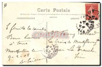 Montpellier — El Cuadrado de la Estación Palavas — Edición Paris-Montpellier — Reverso