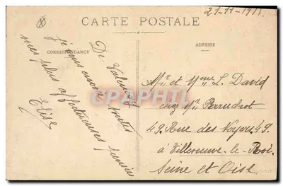 Béziers - Widok z lotu ptaka — wyd. C. L. Béziers, n°21 — Rewers