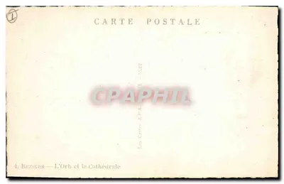 Beziers — Orb i Katedra — wydawca A.P.A. — Rewers