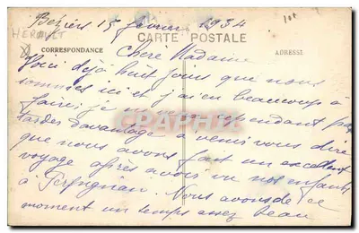 BÉZIERS - Visão Panorâmica — Editor K. All. Séguier, n° 78 — Verso