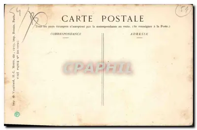 NANCY — Uszkodzenia spowodowane przez Zeppelina — Wyd. Pays de France — Rewers