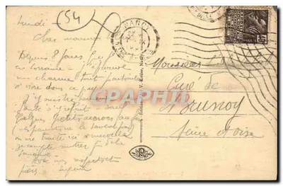 NANCY - Rue Ville-Vicille — Wydanie V. Rédér, nr 314 — Rewers