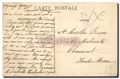 NANCY - Zamek Miejski i Bulwar Charles V — Maison des Magasins Réunis, wyd. Nancy — Rewers