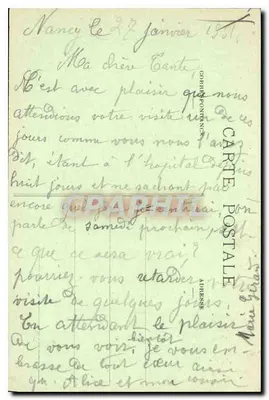NANCY - De Staat van Generaal Drouot - Het Cours Léopold — Achterkant
