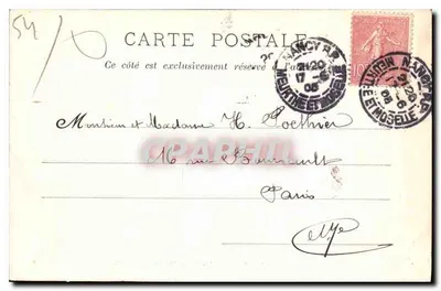 Nancy — Kaszern Thiry — Powitanie Regimentu — La Lorraine Illustrée, nr 51 — Rewers