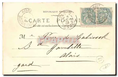 Les Baux — Fronton kościoła — fototypia E. Imacour, Marsylia — nr 615 — Rewers