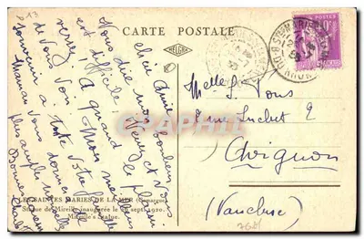 Estátua de Mireille — Les Saintes-Maries-de-la-Mer — editada por Aprin — Verso