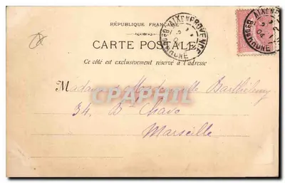 Aix-en-Provence — Hotel d'Espagnet (XVII wiek) — A. Dragon Wyd. (Fot. Boulpelly) — Rewers