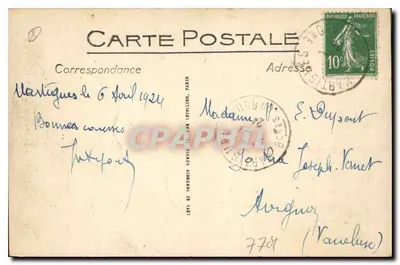 Martigues — Drzwi katedry — LL — Rewers