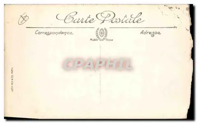 アンティーク絵葉書 カシス 港の入口 — 裏面