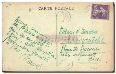 Les Saintes-Maries-de-la-Mer — La Basilique — G. Vignaal, Arles, n°50 — Verso