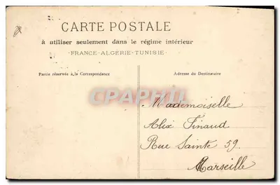 Aix-en-Provence — La Grande Fontaine e l'ingresso del Cours Mirabeau — Collection C. M. — Verso