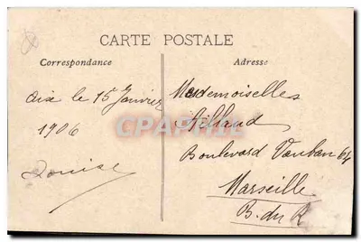 Aix-en-Provence — Igreja de São Salvador, O Cloître — Coleção G.M. — Verso