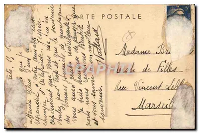 Trets (B.-du-Rh.) — Porta de St-Jean — Vista Externa — Combier Imp. Macon — Verso