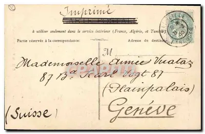 Marseille : Monument des Molières — G. M. - 43 V. Ch. de Rome, Marseille — Rewers