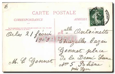 Arles — Teatr Rzymski — Poire, nr 160 — Rewers
