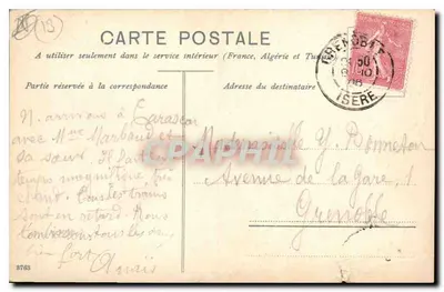 Tarascon — Procesja Taraski — Fot. Blanchin, Tarascon — Rewers