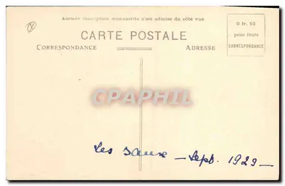 Les Baux — O pavilhão da Rainha Jeanne — Edição Monforte — Verso