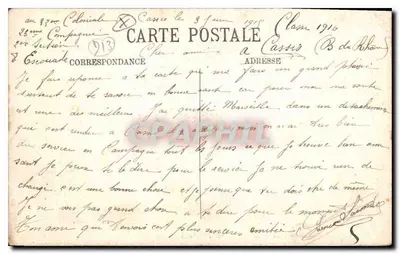 CASSIS — Ogólny widok kalanki Port-Miou — SELECTA — Rewers