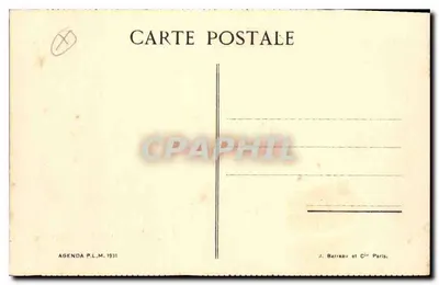 Martigues — Prowansja — Agenda P.L.M. 1931 — Rewers