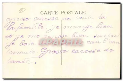 Aix-en-Provence — Place Bellegarde avec la Fontaine Granet — éditeur imprimeur non visible — Rewers