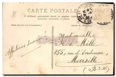 Aix-en-Provence — Wielka Fontanna — Collection C. M. — Rewers
