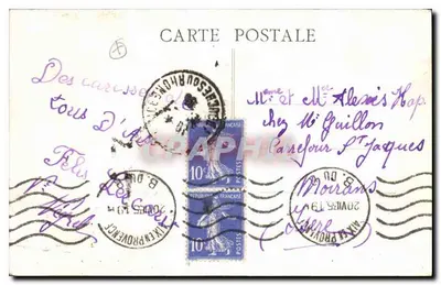 AIX-EN-PROVENCE — Fonte de água quente, Cours Mirabeau — Fot. Combier-Magon — Verso