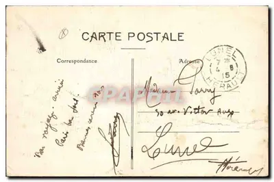 Tarascon — Zamek króla Renégo położony przy brzegach Rony, obecnie służy jako więzienie — wydawca nieznany, numer seryjny 183 — Rewers