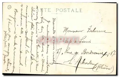 Marseille — Przecinek ulic Allées de Meilhan i Capucines — EL. — Rewers
