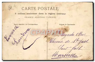 Aix-en-Provence - 67 - La Mairie — éditeur 'C. L. J. Aix' — Verso