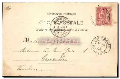 Cartolina d'epoca Bacino di San Cristoforo Edificio della Compagnia — Verso