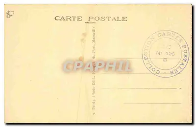 Gémenos (B.-du-R.) - Kościół widziany z dzielnicy Versailles — Wydawca Tardy, nr 2 — Rewers