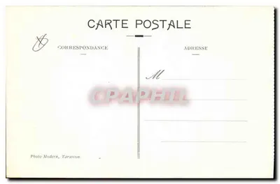 Ingresso del Ponte Sospeso sul Rodano, lato TARASCON — Photo-Modern, Tarascon — Verso