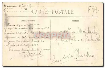 Avignon — Palácio dos Papas — Facha Principal — Edição das Novas Galerias — Verso