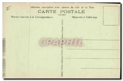 Avignon — Ponte suspensa — Inaugurada em 1809. — Verso